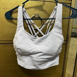 Free to be serene long line bra! Only worn once bright blue color